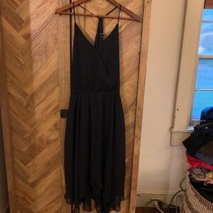 Banana Republic navy chiffon dress, sized medium